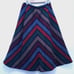 Vintage | Fun Multi Color A Line Wool Skirt S