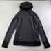 Lululemon Sz 10 Think Fast Hoodie Pullover Black Herringbone Heathered Women’s