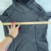 Lululemon Sz 10 Think Fast Hoodie Pullover Black Herringbone Heathered Women’s