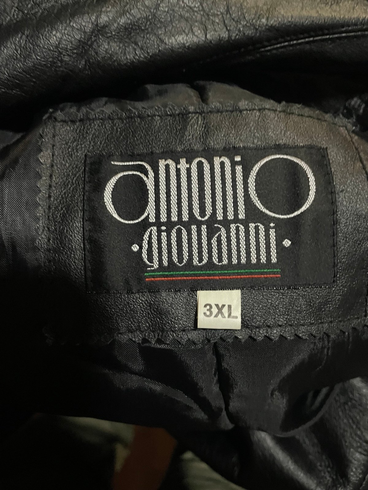 Antonio giovani Leather Trench Coat