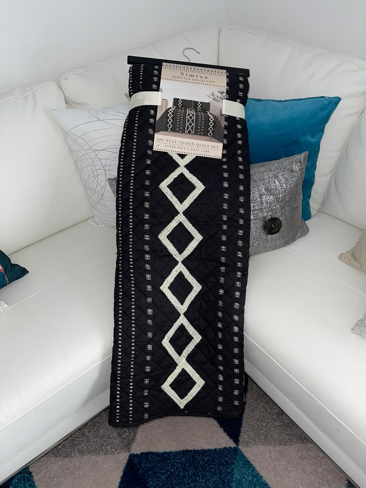 Boho Full/Queen 3pc Quilt Set