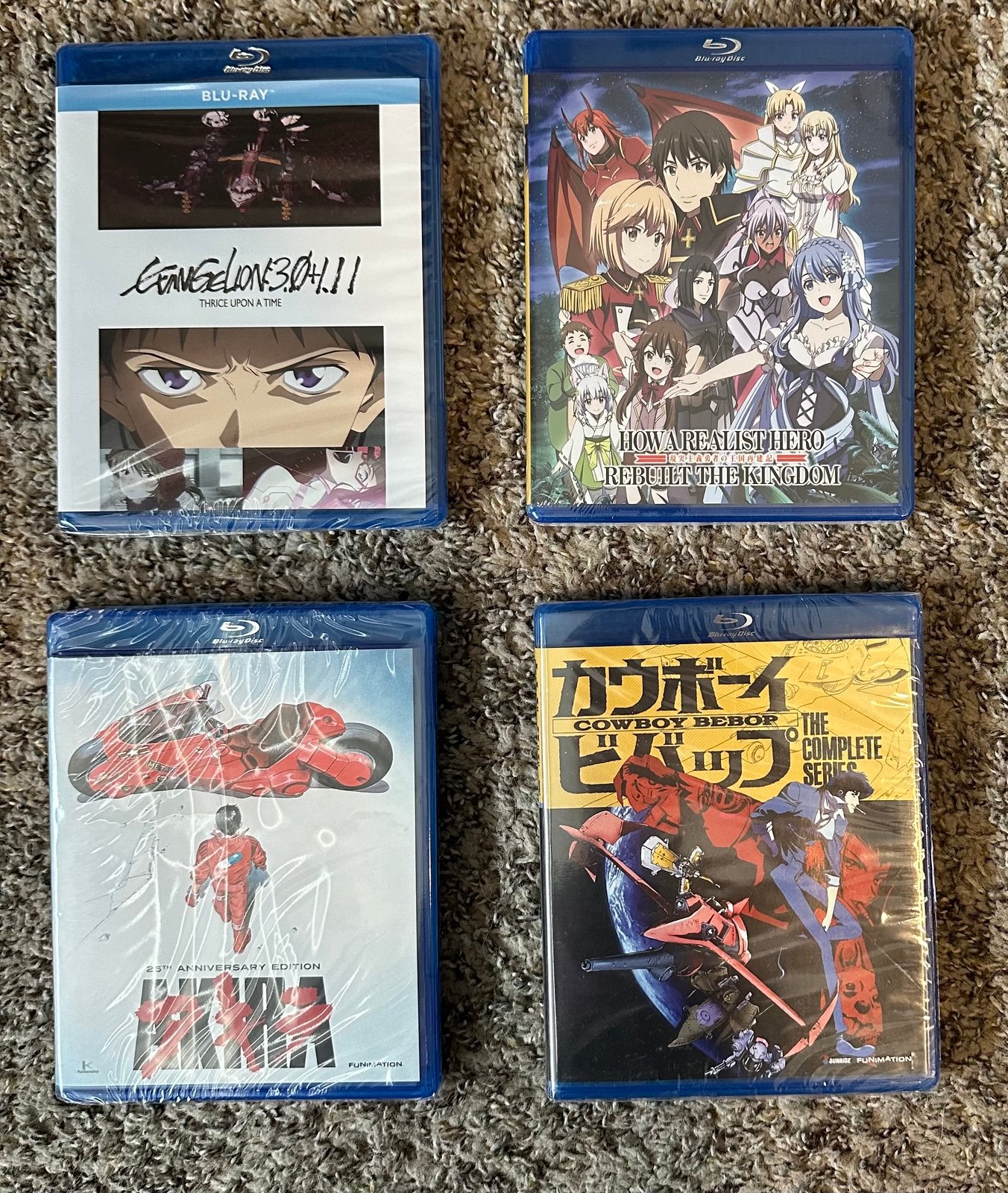 Anime Blu Rays Sealed