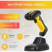 NETUM Upgraded QR Industrial Bluetooth Barcode Scanner with Charging Dock