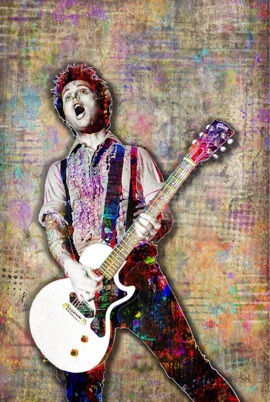 Billie Joe Armstrong Green Day 20x30in