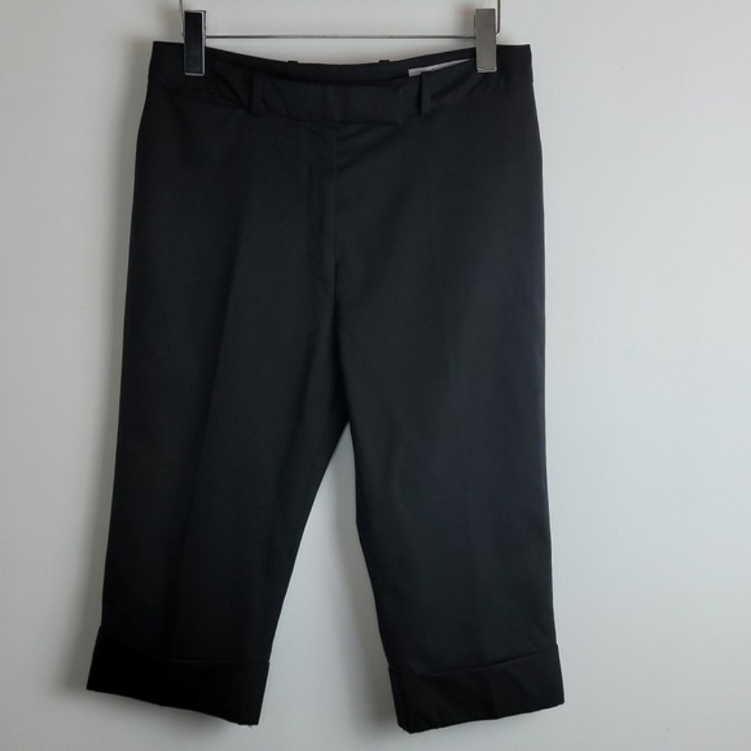 Yves Saint Laurent Rive Gauche 100% wool crop pant