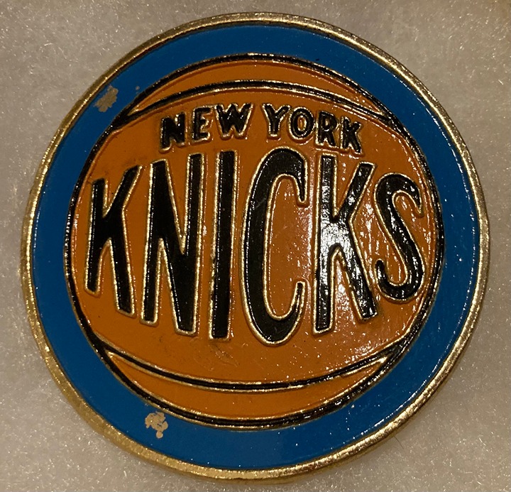 Vintage 1969 Metal Belt Buckle, NBA, New York Knicks, Basketball, Sports, Hoops,