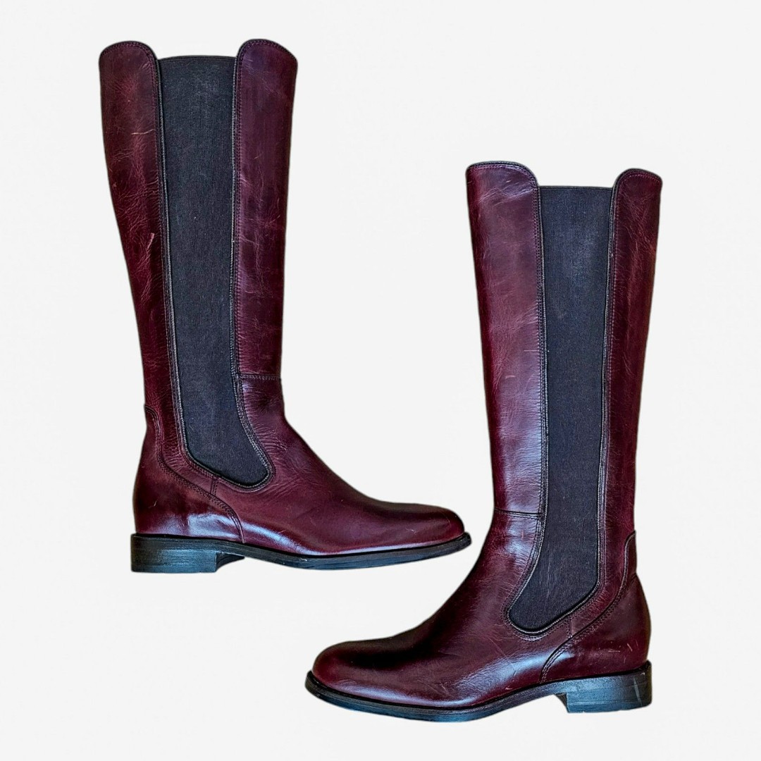 Wolverine 1000 Mile Heritage Darcy Women's Boots Cherry Red Leather Size 5.5B