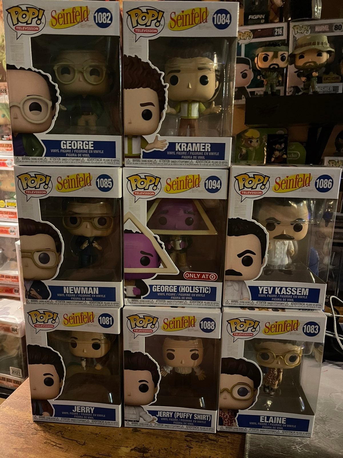 Funko Pop Lot seinfeld complete set