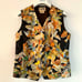 HERMES Gilet Zip-Up Multicolor Bird 40