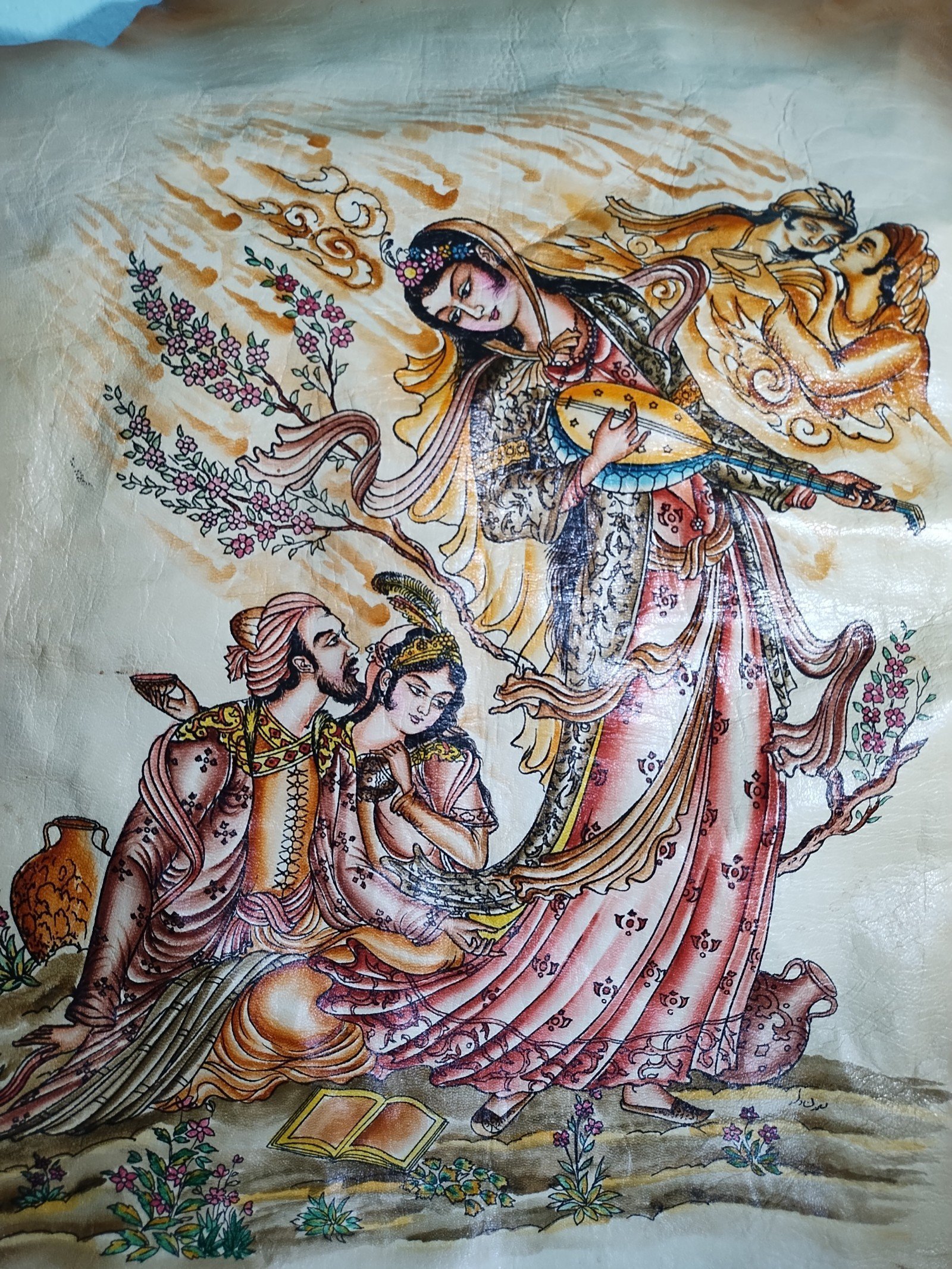 Unusual Art India leather