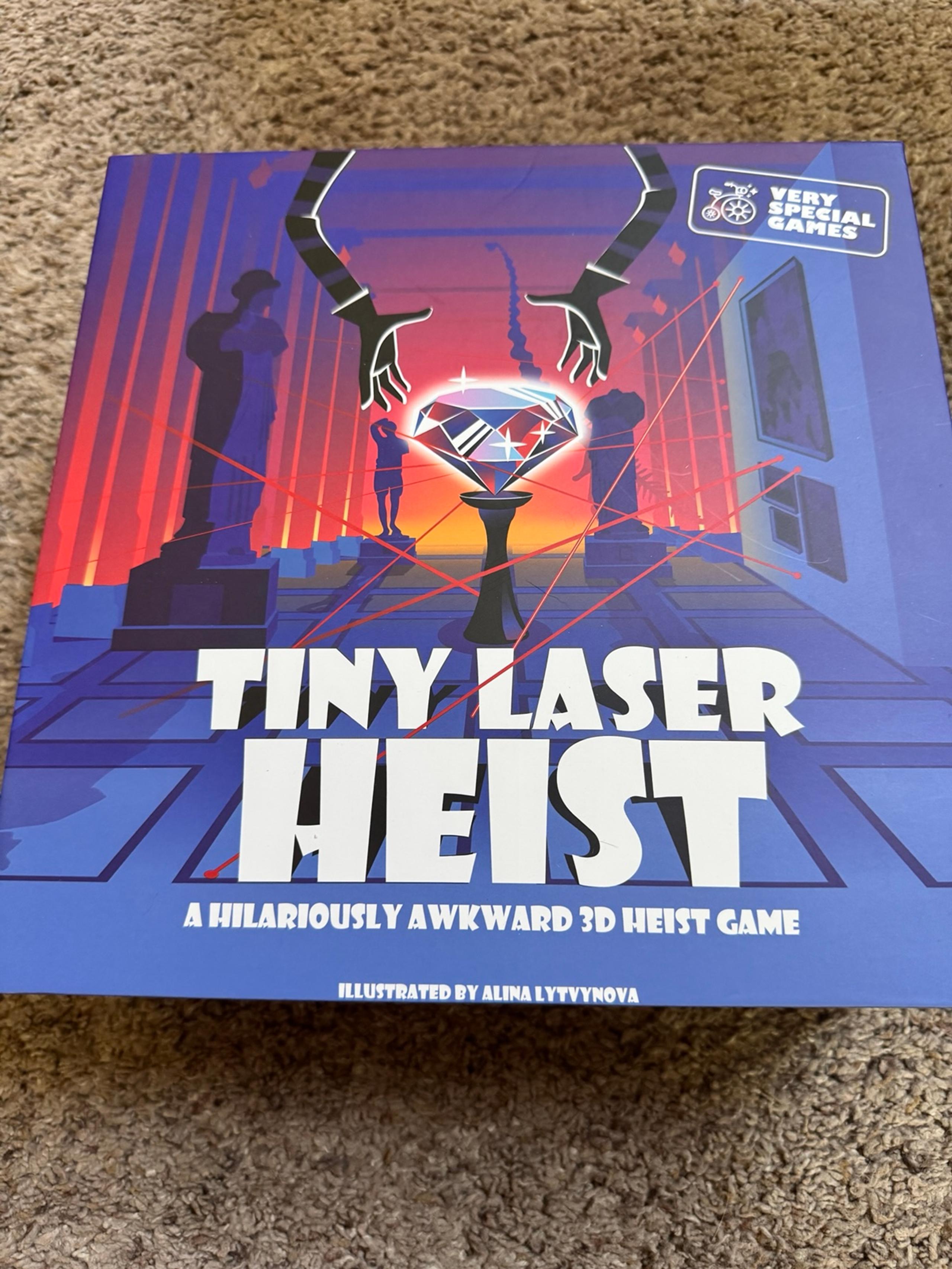 Tiny laser heist game played once.