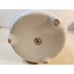 Takahashi Speckled Stoneware Vtg Flower Pot Planter Floral Flower Transfer