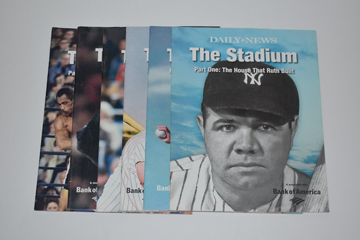 Lot of 6 Daily News The Stadium Parts 1-6 Preowned in good condition