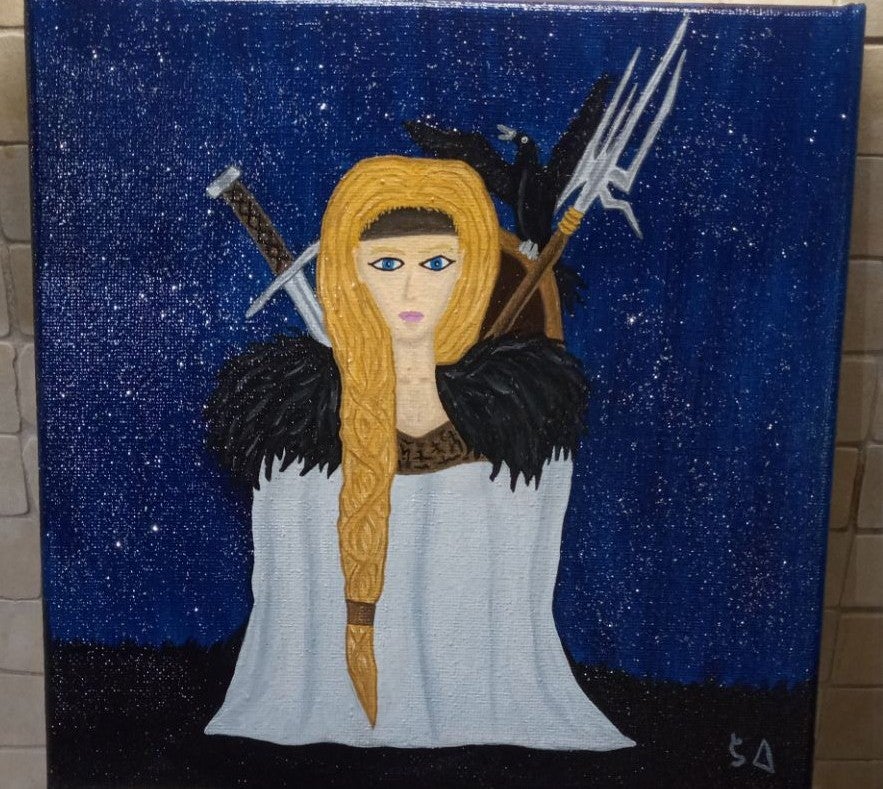 oil painting - Valkyrie