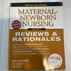 Maternal newborn nursing reviews and rationales