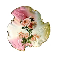 Antique Carl Knoll Carlsbad Austria Bohemia Hand-Painted Czech Porcelain Plate