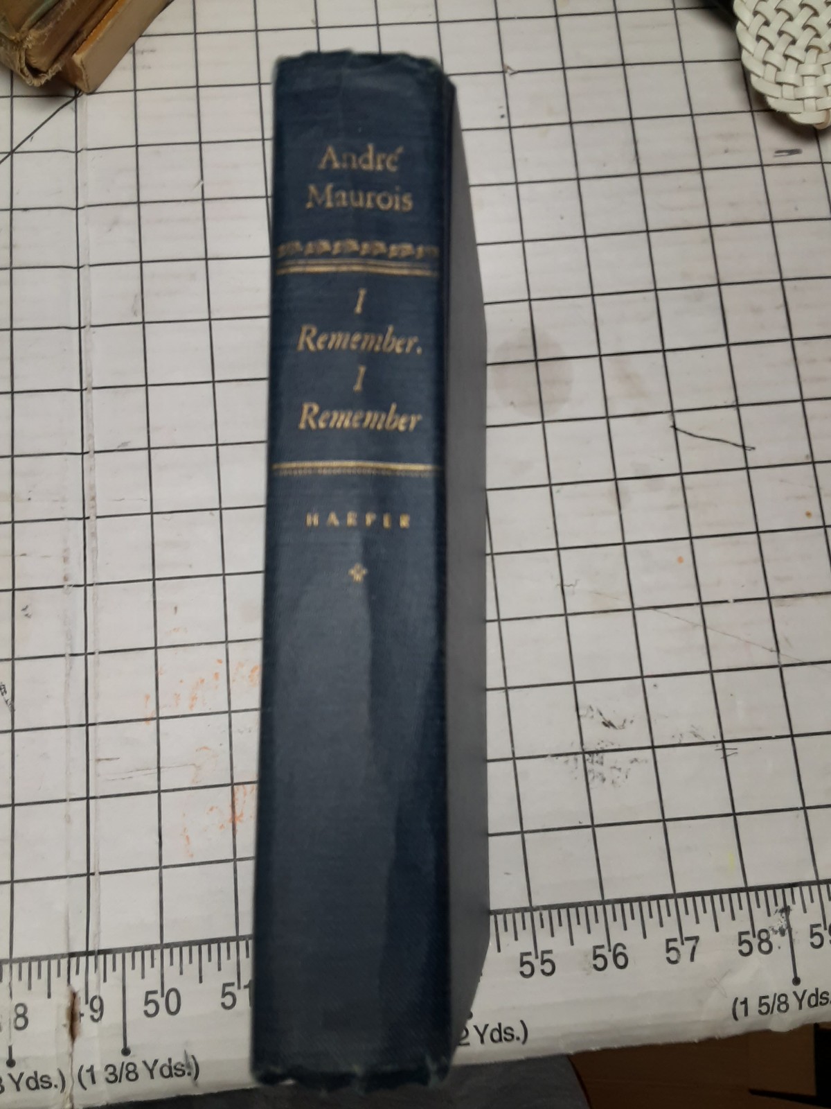 Old Vintage Book. I Remember I Remember First Edition. 1942