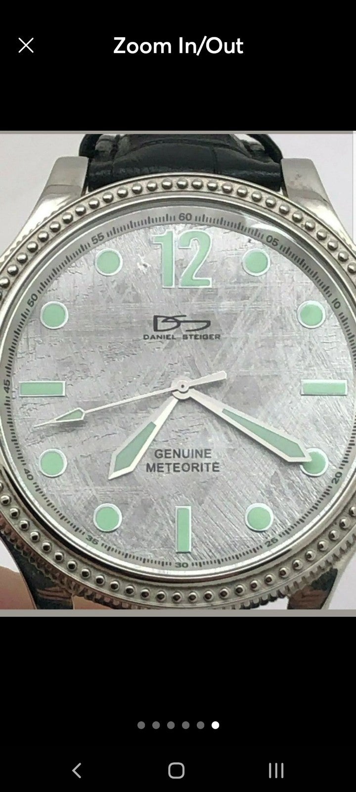 Daniel Steiger Genuine Meteorite Watch