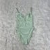Lisca Vintage Mint Green Lace Bodysuit Teddy Lingerie Coquette Size Medium