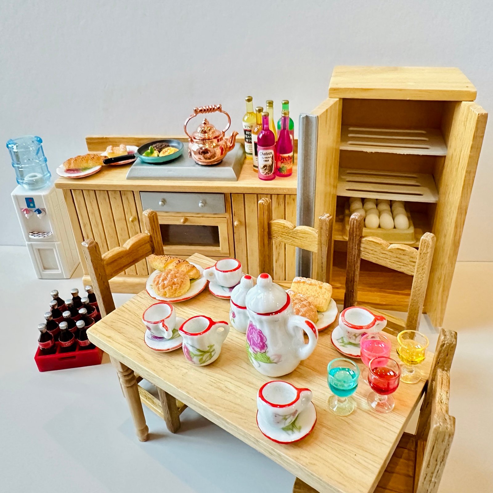 1:12 Dollhouse Miniature Kitchen Furniture Set
