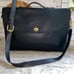 Vintage 90’s Coach Lexington 5265 Black Leather Briefcase Work Messenger Bag