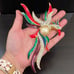 Vintage Stunning Colorful Enamel Crystal Phoenix Bird of Paradise 6.5” Brooch