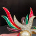 Vintage Stunning Colorful Enamel Crystal Phoenix Bird of Paradise 6.5” Brooch