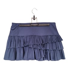 Lucky in Love Tennis Skirt Skort Pleated 12 Navy Blue Women's Medium