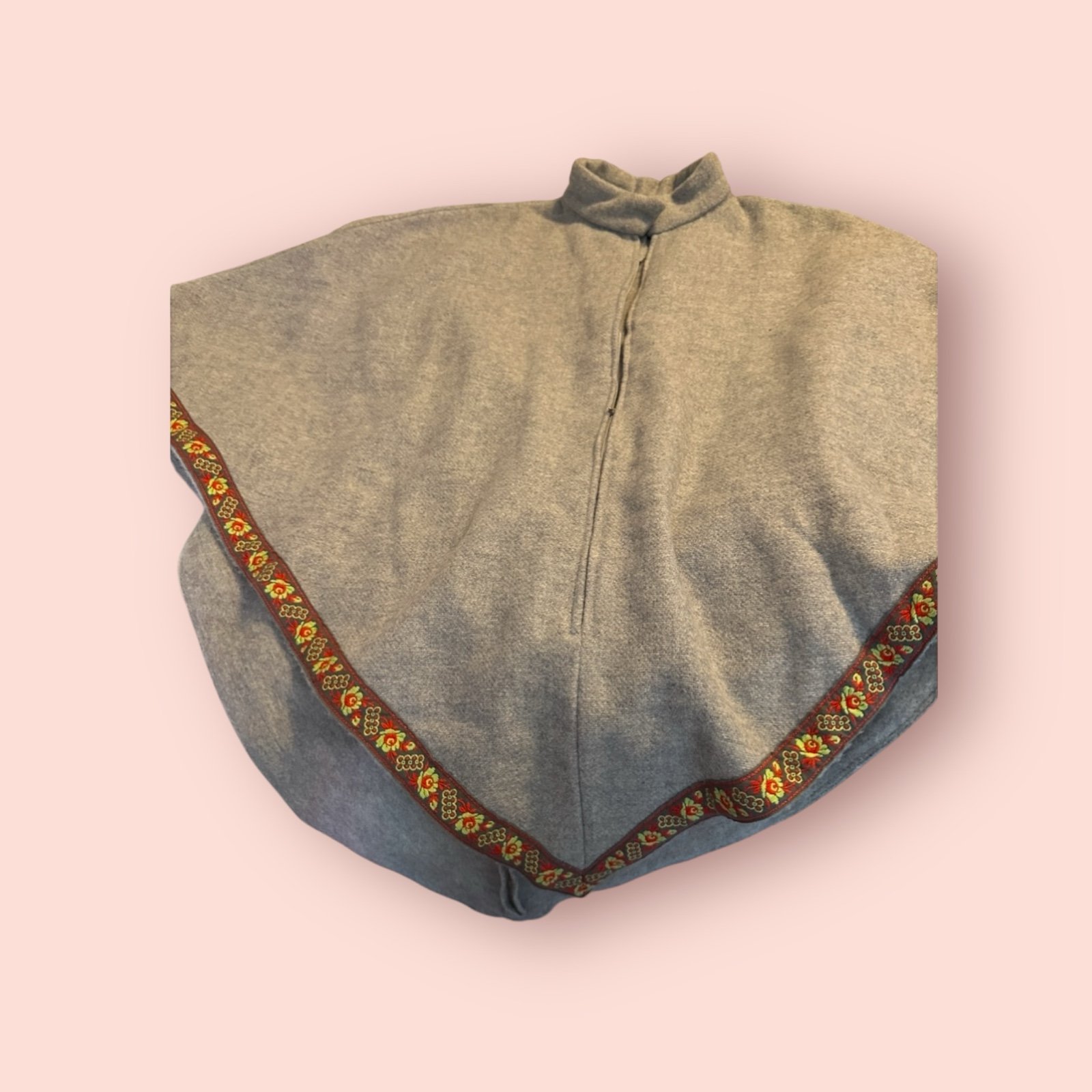 Vintage Wool Poncho