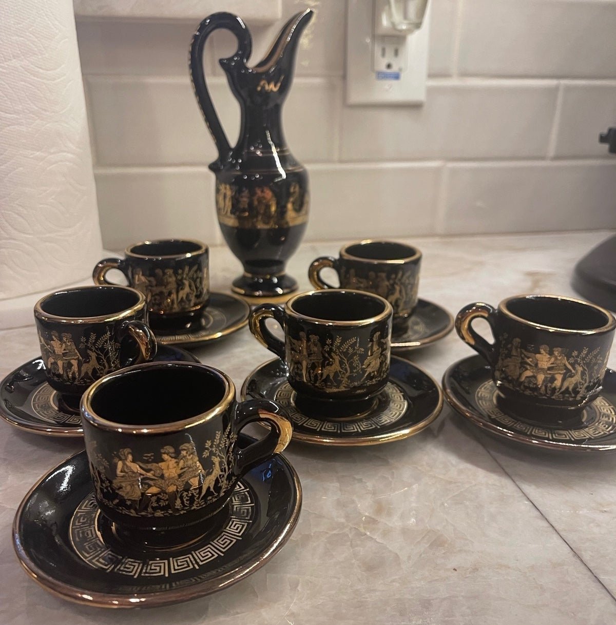 Sparthas Keramik tea set with pitcher setting for 6