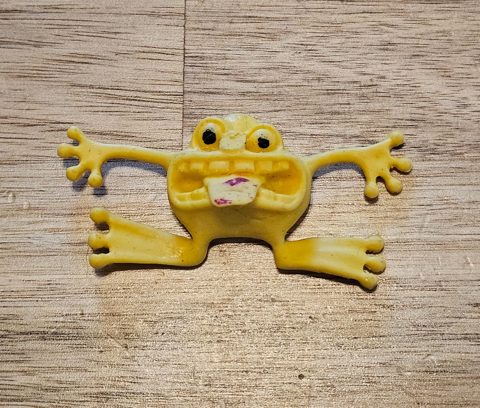 Vintage Diener 'the Lovables' (Lov-a-bles) Yellow Jiggle-Lo Eraser Figure