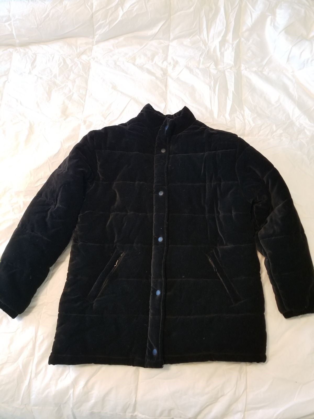 Vintage Velvet Puffer Jacket