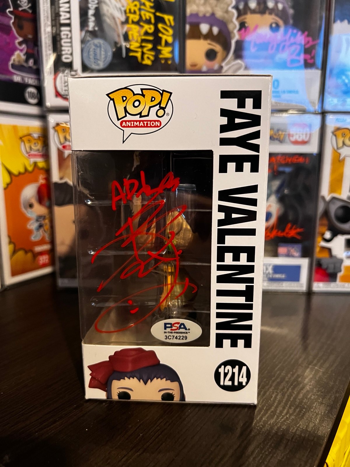 Faye Valentine PSA Authenticated Japanese Voice Actor