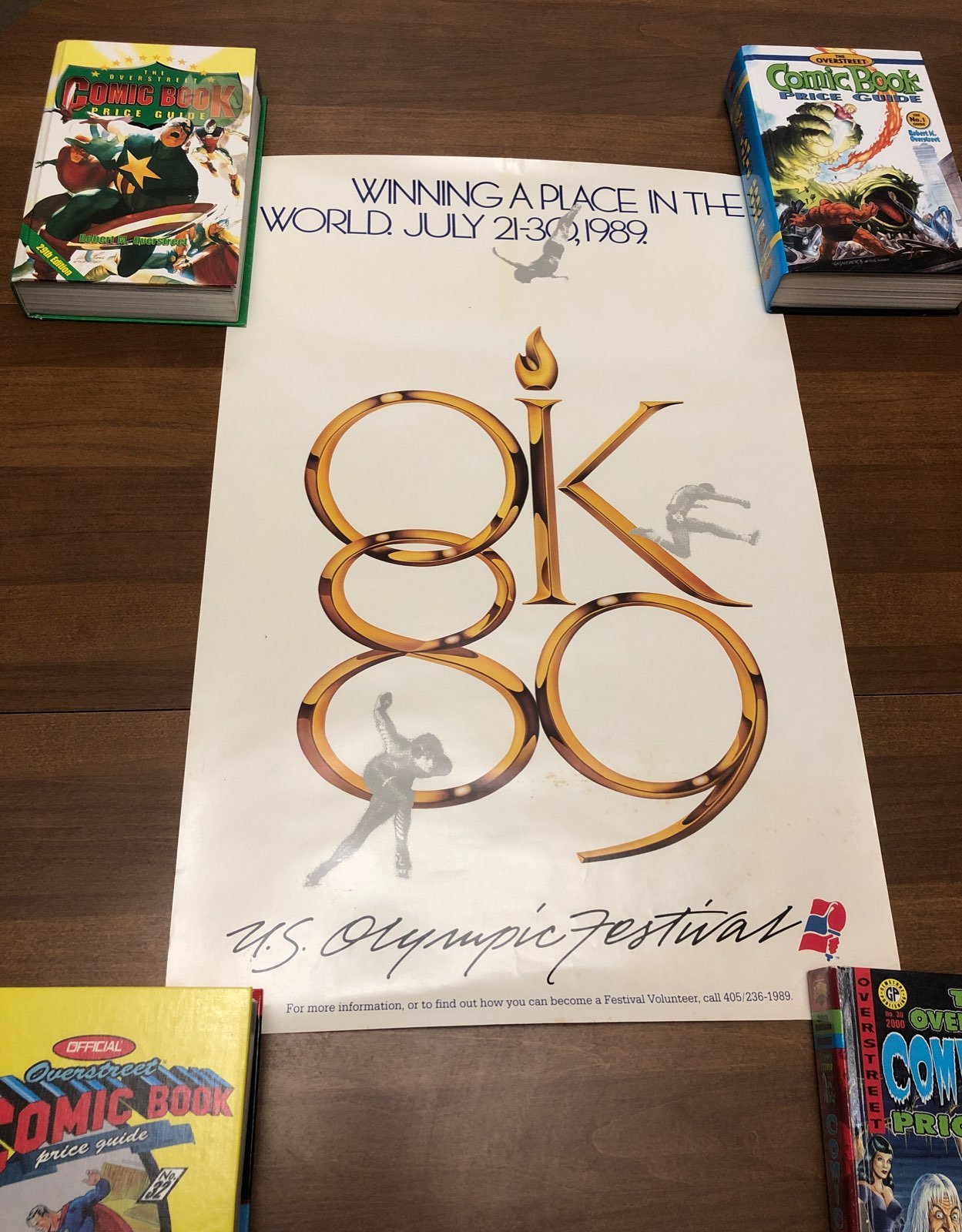 VINTAGE 1989 US OLYMPIC FESTIVAL POSTER
