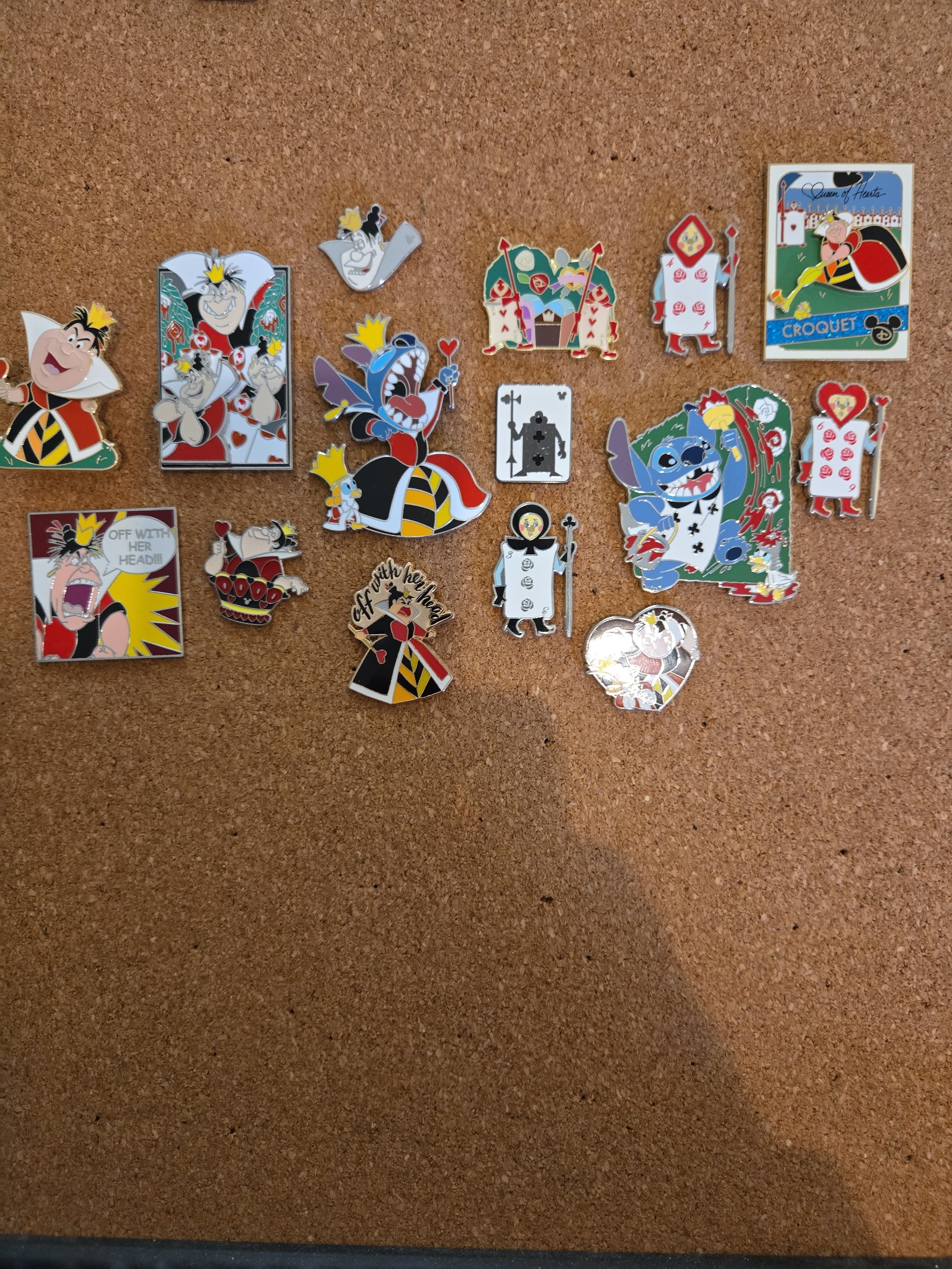 Disney Queen of hearts pins