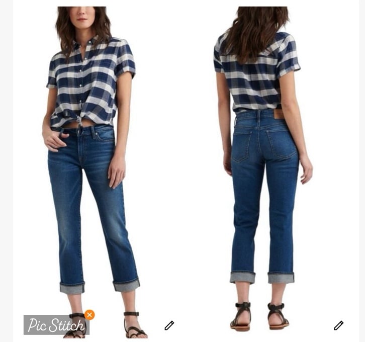 Lucky Brand Sweet Crop Jeans