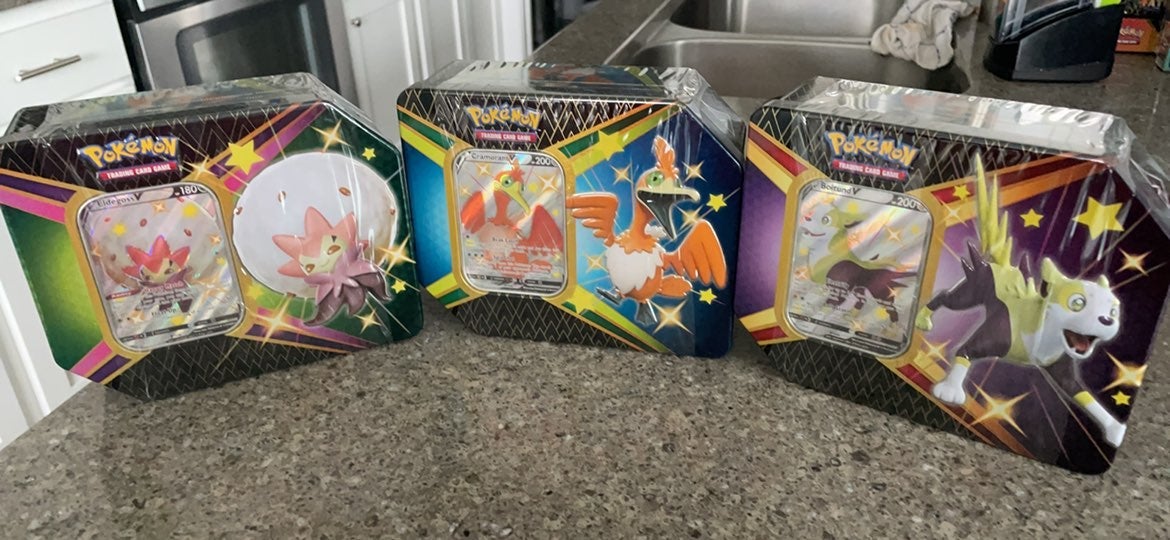 Shining Fates- three (3) tin collection!