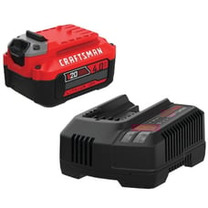 CRAFTSMAN V20 20-V 4 Amp-Hour; Lithium Power Tool Battery Kit (Charger Included)
