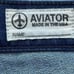 Aviator Tencell Indigo Dark Medium Blue Wash Straight Leg High Rise Women’s Rela