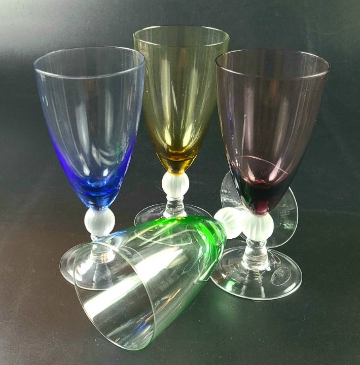 Spectrum Crystal MultiColor Wine Glass 4