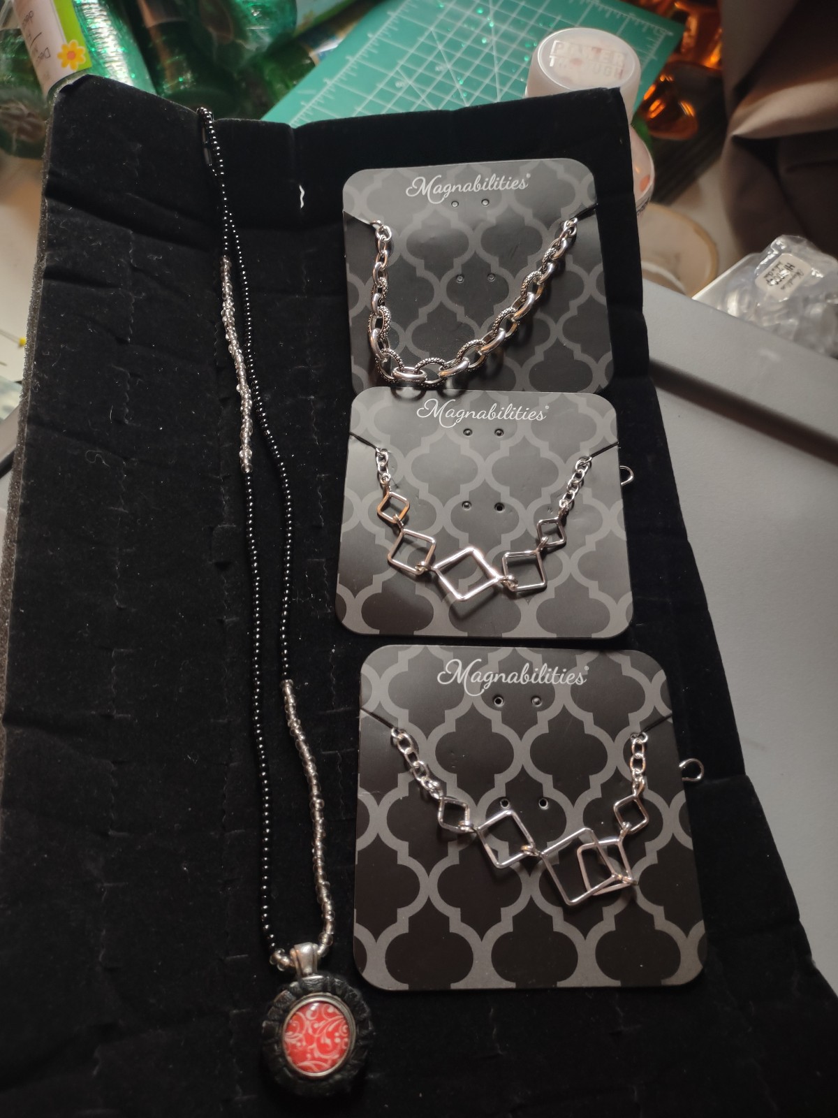 Necklace and bracelets