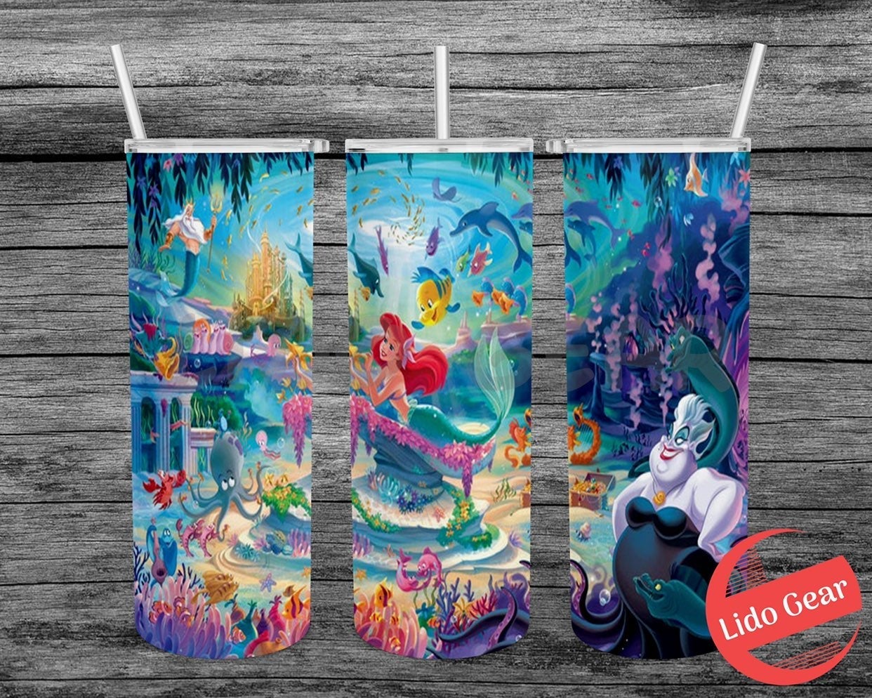 Disney Ariel little mermaid Tumbler BNIB 20oz Disney Tumbler - little Mermaid