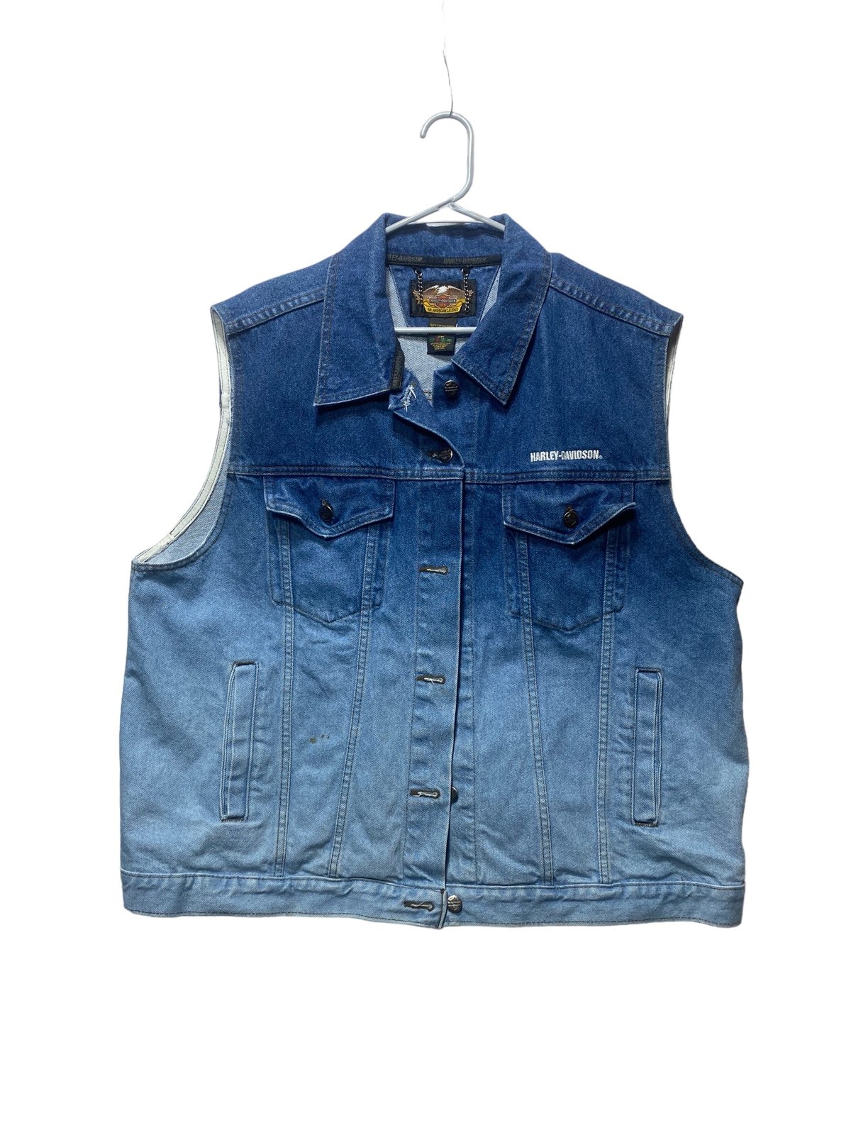 Denim Harley Davidson vest