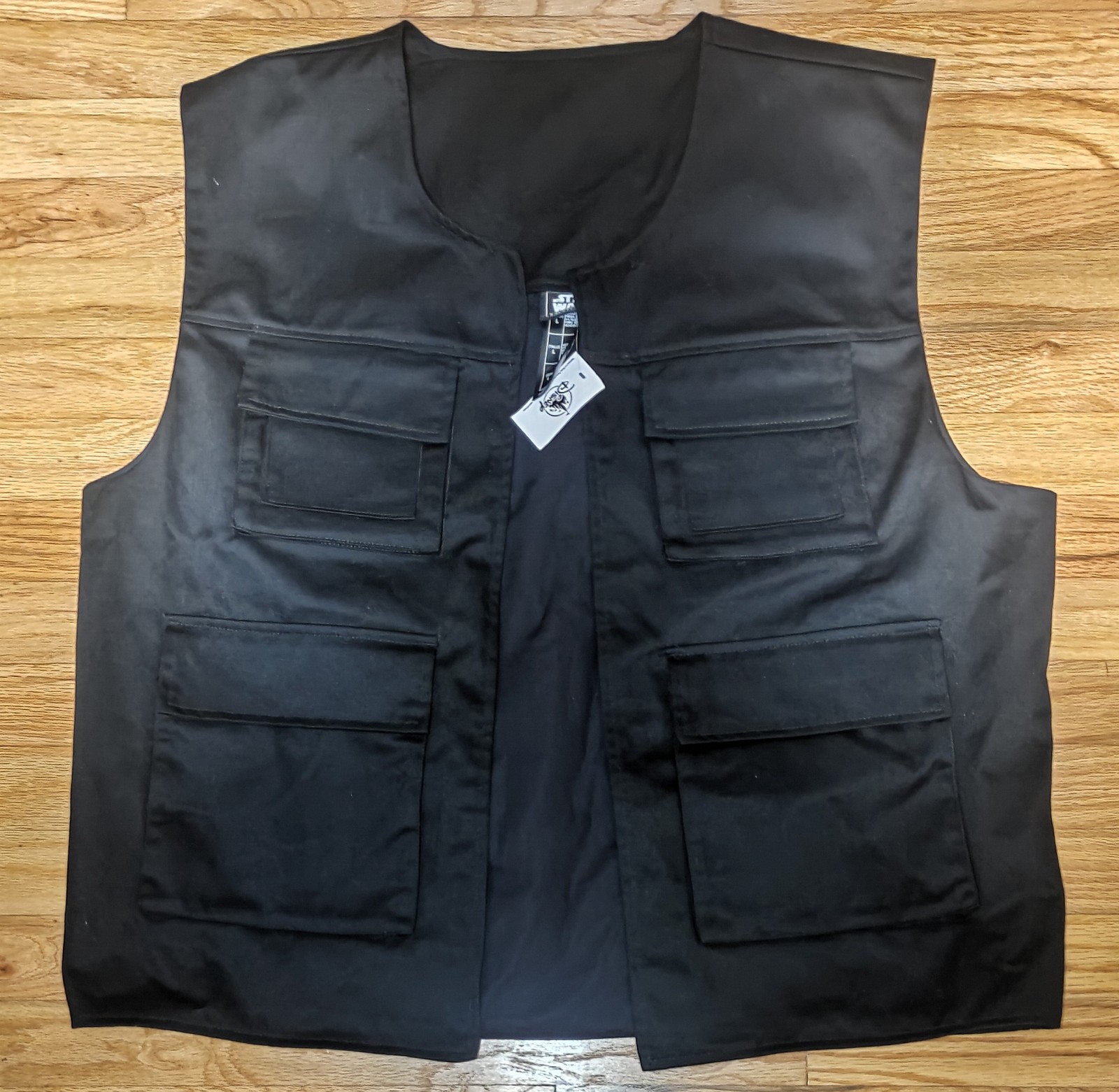 *NEW w/ TAG* Star Wars Galaxy's Edge Disneyland Han Solo Black Vest Size Large