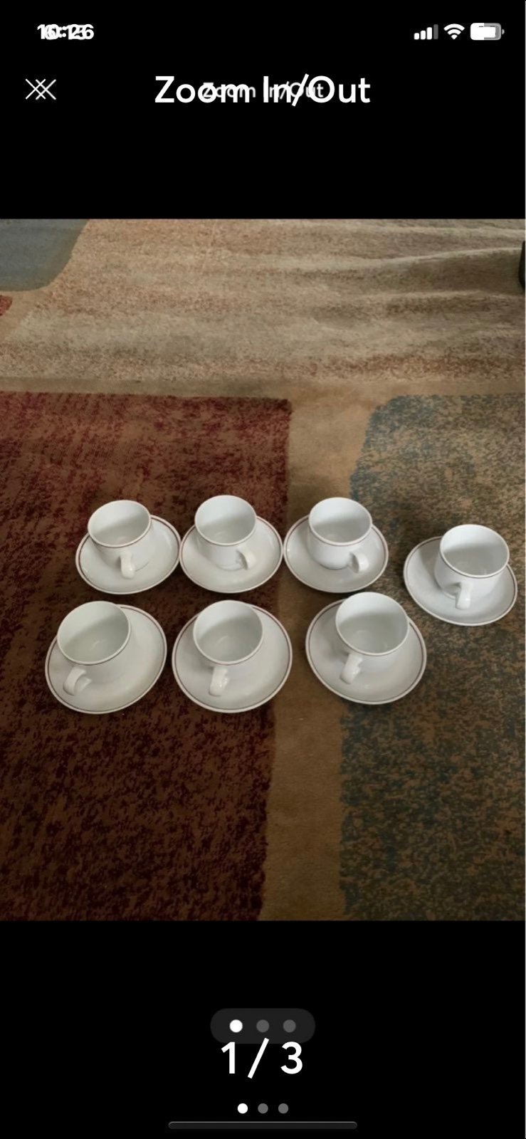 NWOT Vintage Alfoldi Porcelain Hungary Set of 14 Pcs Demitasse Coffee Espresso