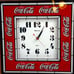 Vtg 1990's Hanover Quartz Coca Cola Wall Clock Battery Operated Works Rare