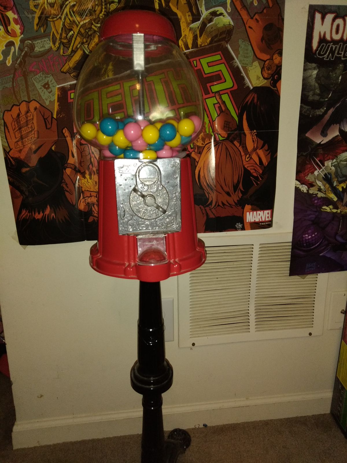 Antique gumball machine