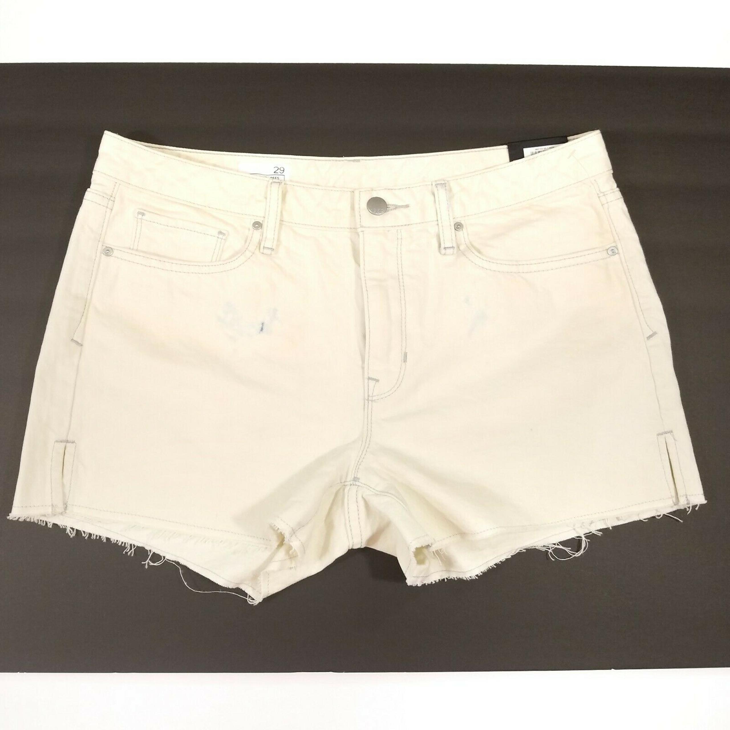 Gap Slim Cut-off Shorts SZ 29 Vintage Wash Bleach Mid Rise