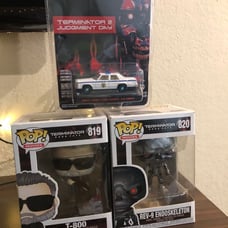 FUNKO POP TERMINATOR AND GREENLIGHT TERMINATOR COLLECTIBLES