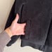 Zyia Black Sherpa Fleece Teddy Bomber Full Zip Jacket - Medium